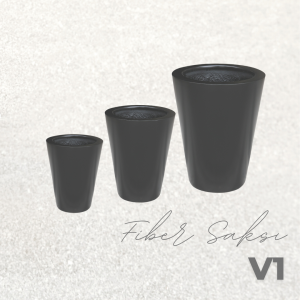 Fiber Saksı-V
