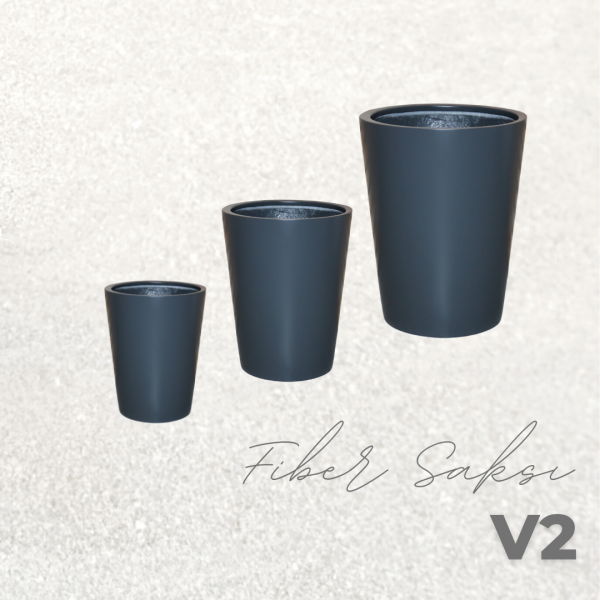 Fiber Saksı-V - Görsel 2